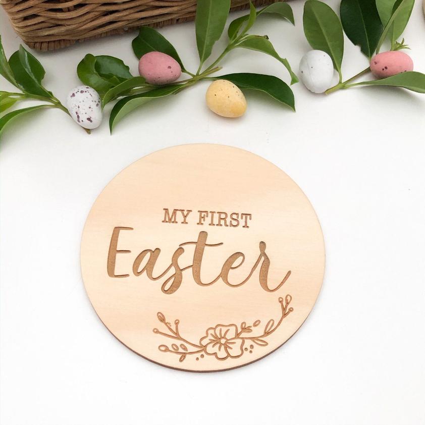 Baby Milestone Plaques - Special Firsts Easter