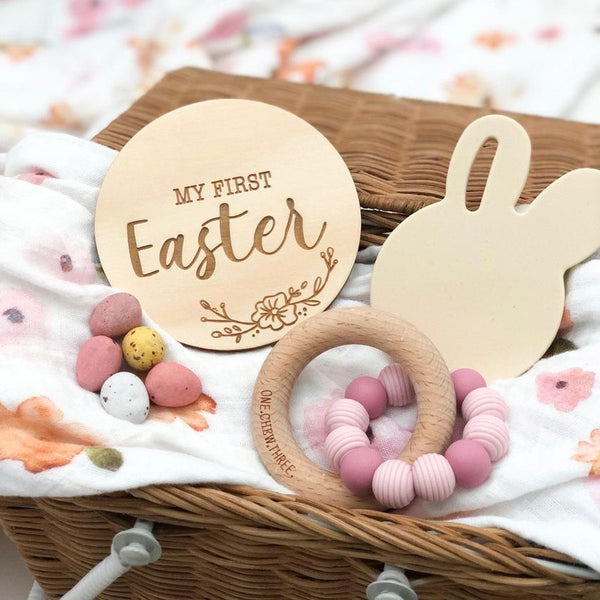 Baby Milestone Plaques - Special Firsts Easter