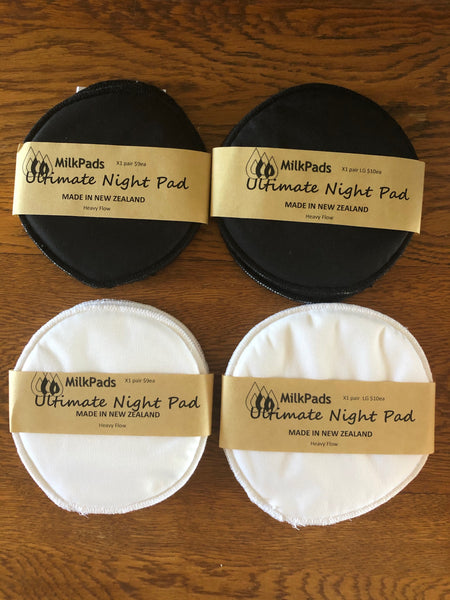 Milk Pads - Ultimate Night Pads (regular size)&(Large  size) 1x Pair