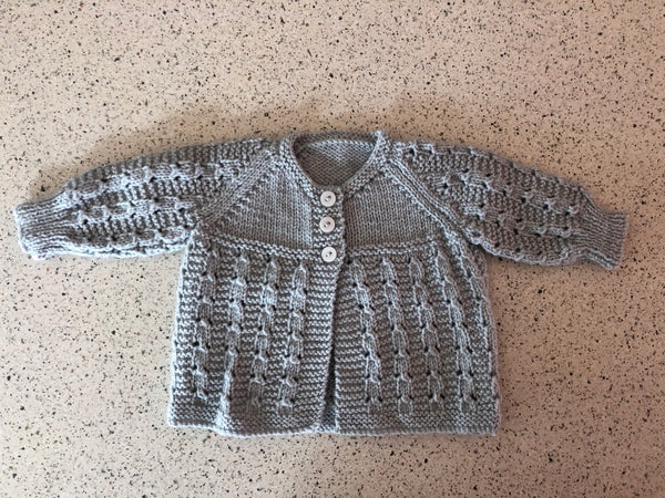 Hand Knitted Jumper/ Cardigan NB