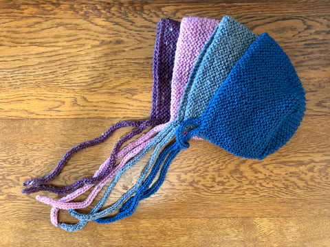 Knitted Bonnet hat 0-6 months