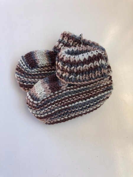 Baby Knitted Booties NB