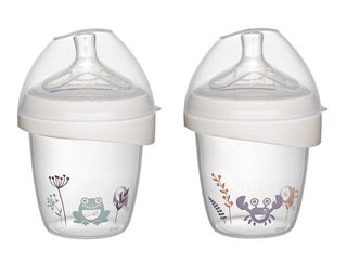 nip First Moments Baby Bottle with Round Wide Neck Teat 150ml (2 variants)