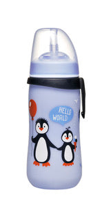 Straw Cup Blue Penguin & Pearl Indian 330 ml