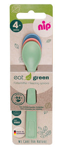 nip Eat Green Feeding Spoons - 3pk